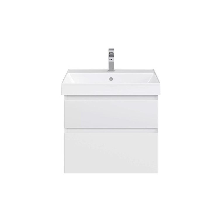 Kerama Marazzi Тумба Кубо подвесная 60 см, 2 ящика, белый матовый (замена CUB.60.2\WHT.M)