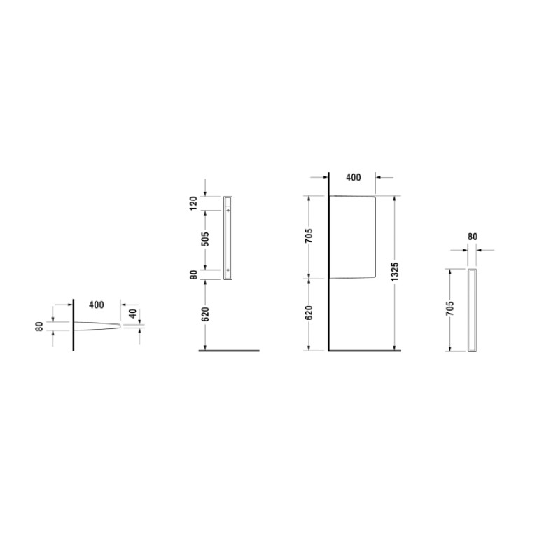 Duravit Starck 3 Перегородка для писсуара, цвет белый (Спец.цена из наличия)