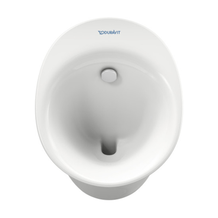 DURAVIT WHITE TULIP Писсуар 320х340 мм., без смывного края, с вытяжкой, подача воды сзади, сток гориз., без мушки,с с HygieneGlaz, цвет белый