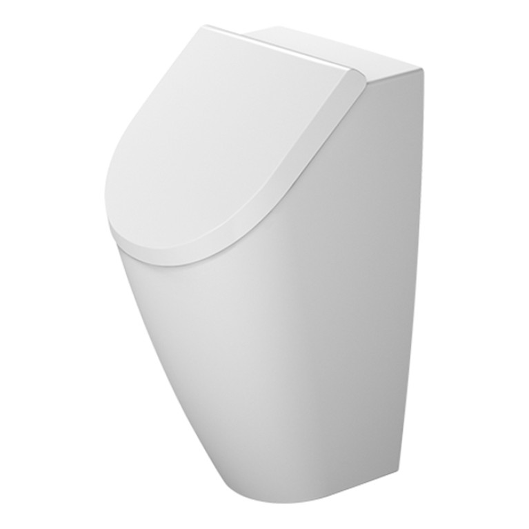 Duravit ME by Starck Dry Писсуар Duravit Rimless&reg; 0,5 л без смывного края, подача воды сзади, вкл. Крепеж,   Цвет: Белый