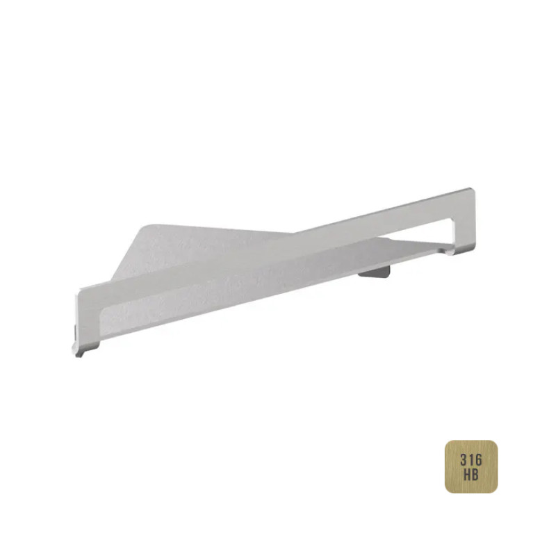 ALMAR Полка угловая 216xh216 мм, цвет High Brass.316 Brushed PVD