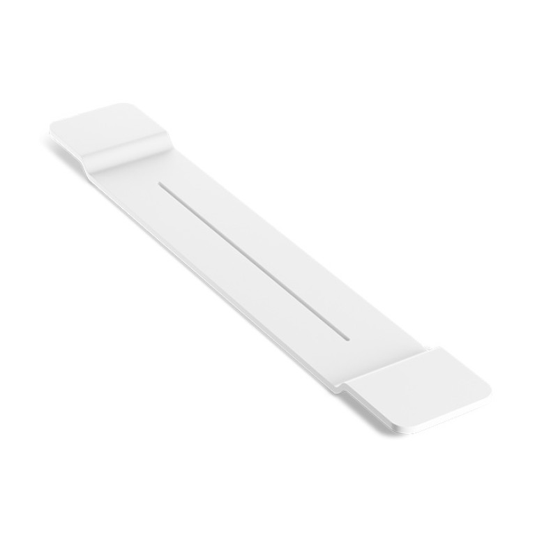 Decor Walther Stone WAN Полка для ванны 3x95x15 см, цвет: белый