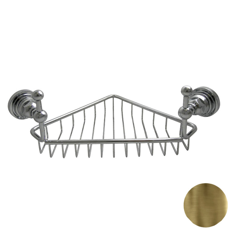 Nicolazzi Accessori Classica Полочка-решетка угловая, цвет: Bronze Plated