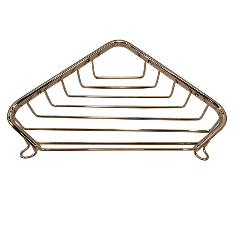 TW Harmony 534, подвесная полочка-решетка угловая 18*18*h4, цвет: бронза