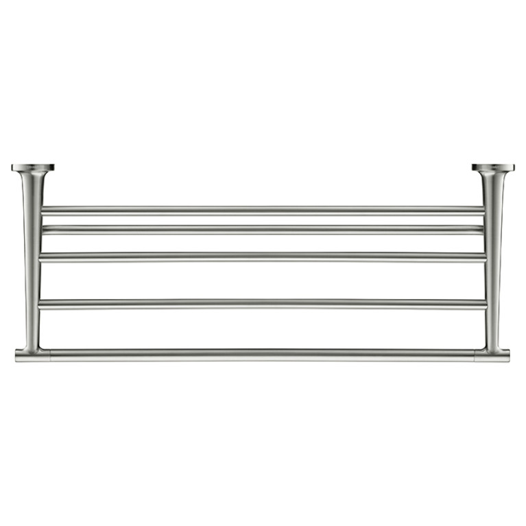 Duravit Starck T Полочка для полотенец 610x232мм настенная, цвет: Stainless steel Brushed