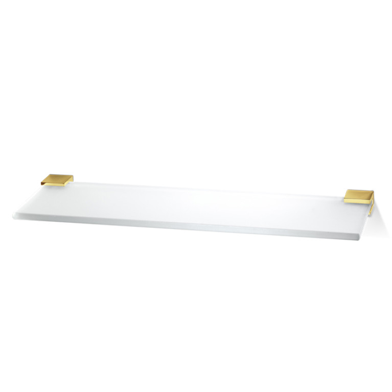 Decor Walther Corner GLA40 Полочка стеклянная 40x12см, цвет: золото