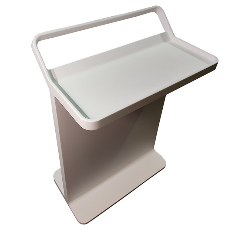 Agape Multifunzione Полотенцедержатель с полкой 50x30.5x73.2 см., напольный, цвет: белый