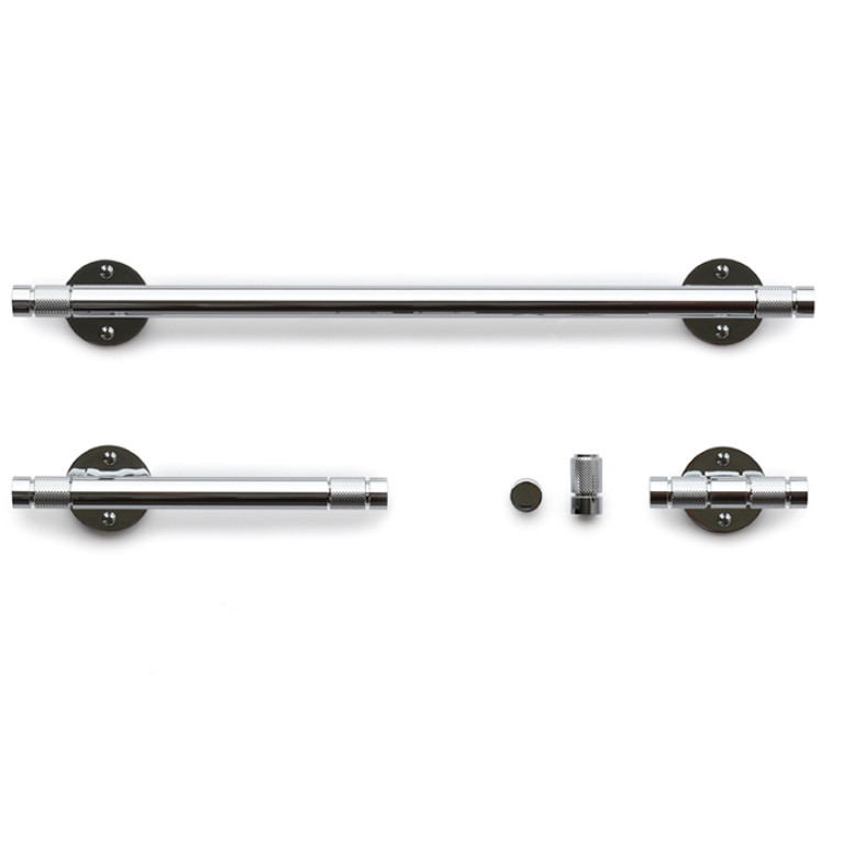 Bertocci Officina 01 Полотенцедержатель 30 см, цвет хром (акция из наличия)