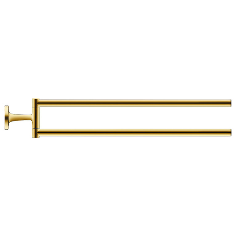 Duravit Starck T Полотенцедержатель двойной, настенный 465мм, цвет: Gold Polished
