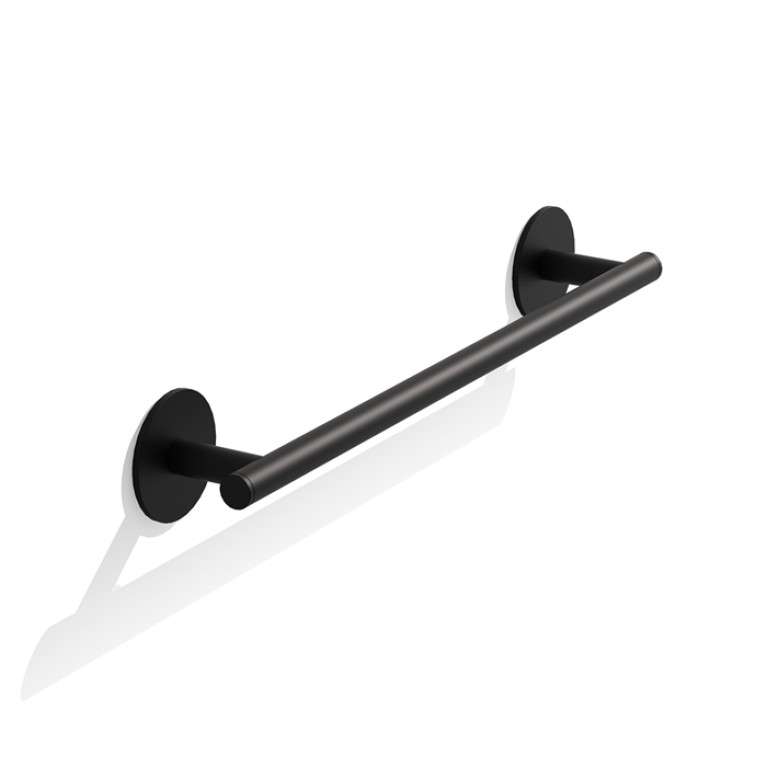 Decor Walther Basic Полотенцедержатель 39см., подвесной, цвет: черный матовый