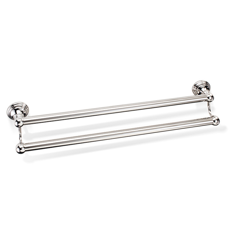 Decor Walther Classic HTD60 Полотенцедержатель двойной 60см, цвет: никель полированный