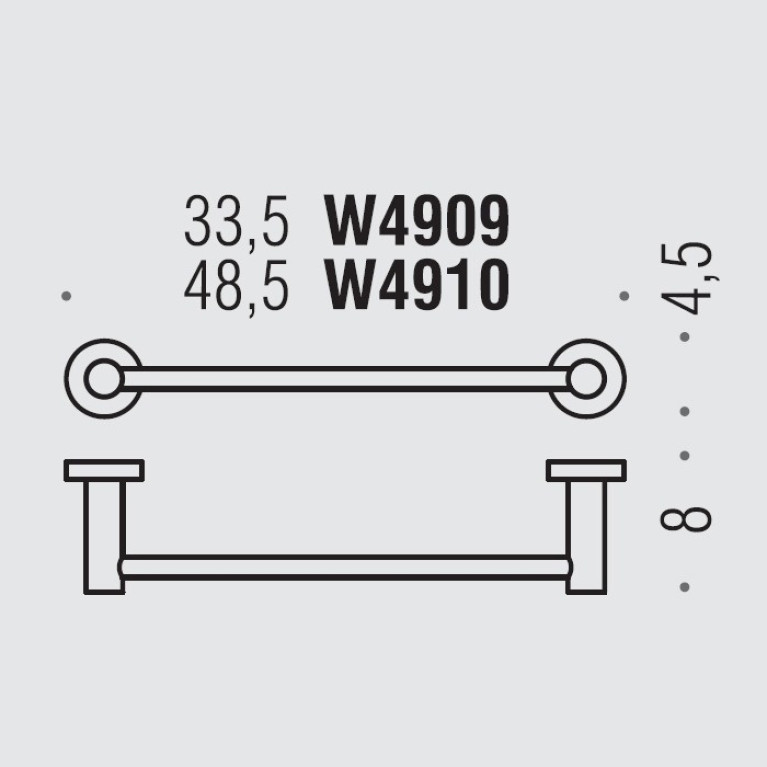 Colombo Plus Полотенцедержатель 48.5см., цвет: PVD Vintage