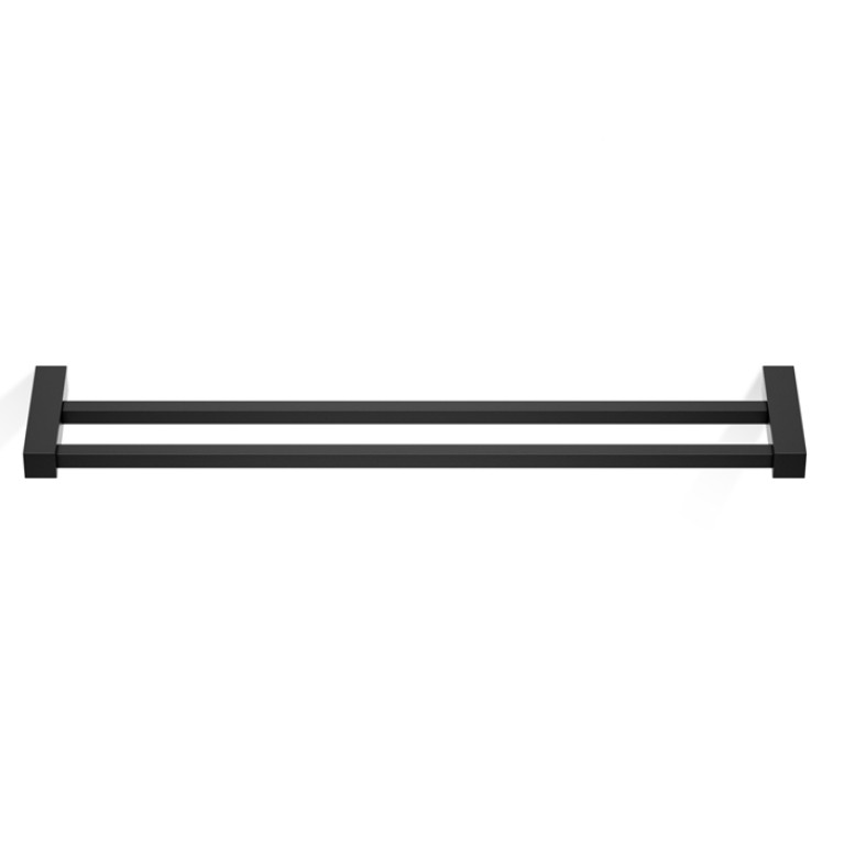 Decor Walther Corner HTD60 Полотенцедержатель 60см, двойной, цвет: черный матовый