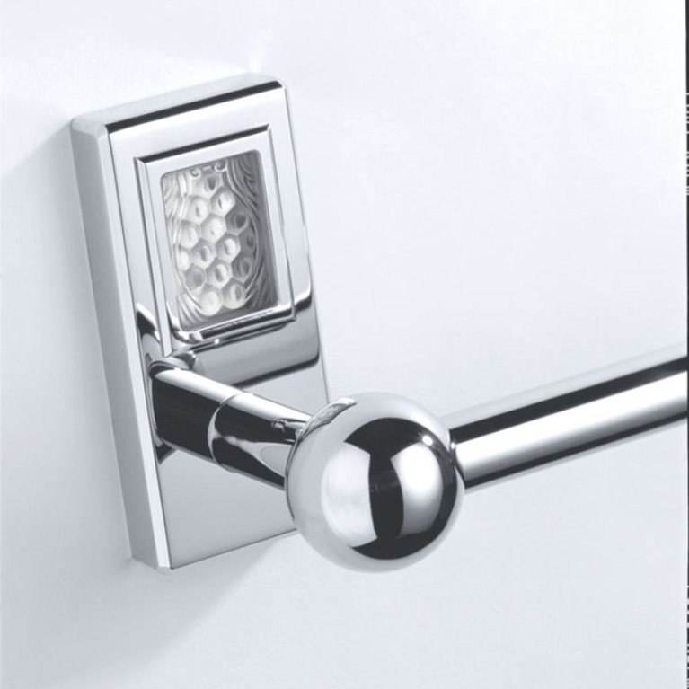 THG METROPOLIS CRISTAL CLAIR A MANETTES Полотенцедержатель 600 мм., цвет хром