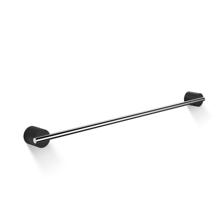Decor Walther Black Stone HTE60 Полотенцедержатель 60см, цвет: черный матовый / хром