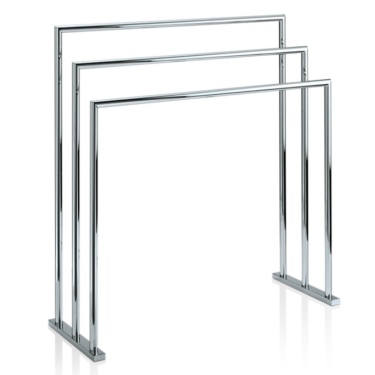 Decor Walther HT 9 Полотенцедержатель тройной 70x26x75см, напольный, цвет: хром