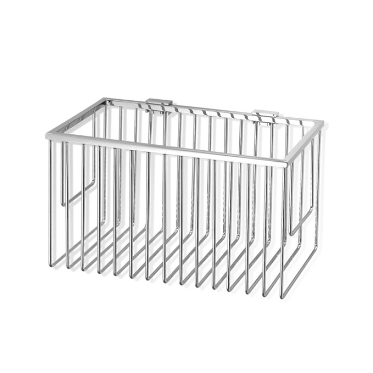 Decor Walther WA GTK1 Корзина для полотенец 27.5x16x16см, подвесная, цвет: хром (Снято с пр-ва)