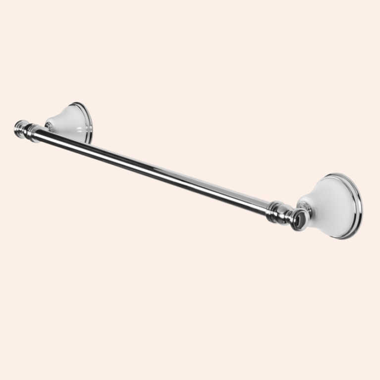 TW Harmony 011, полотенцедержатель 58см, цвет держателя:  белый/хром