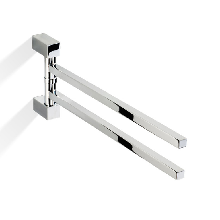 Decor Walther Corner HTH2 Полотенцедержатель поворотный 39.8см, двойной, цвет: хром