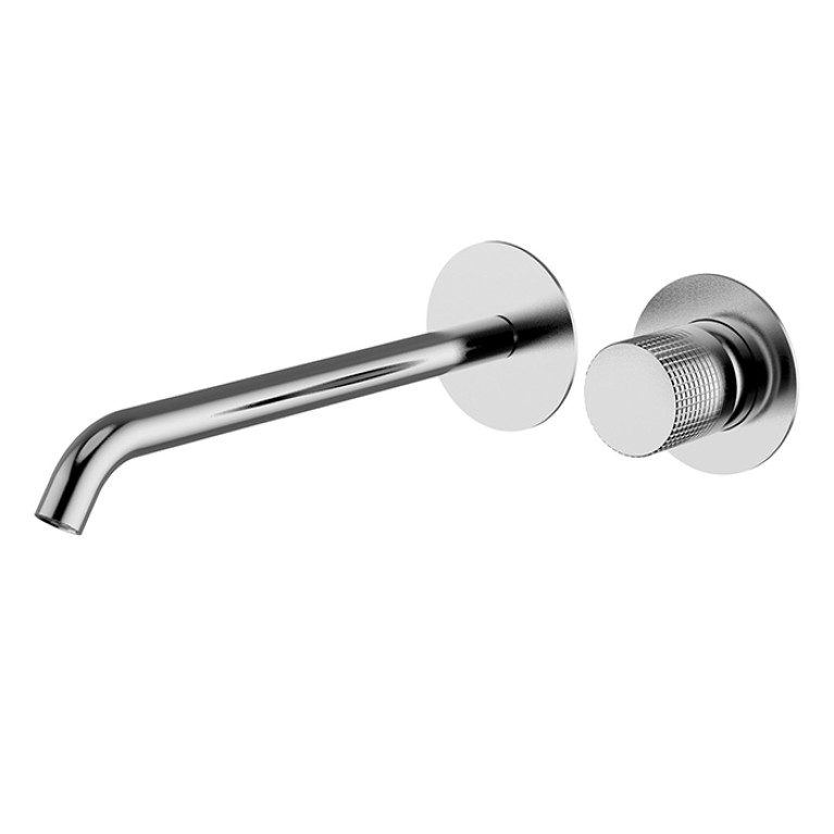 CISAL X32 Смеситель для раковины встроенный  без внутр части  ZA002450-ZA025510 ,цвет Brushed Stainless Steel
