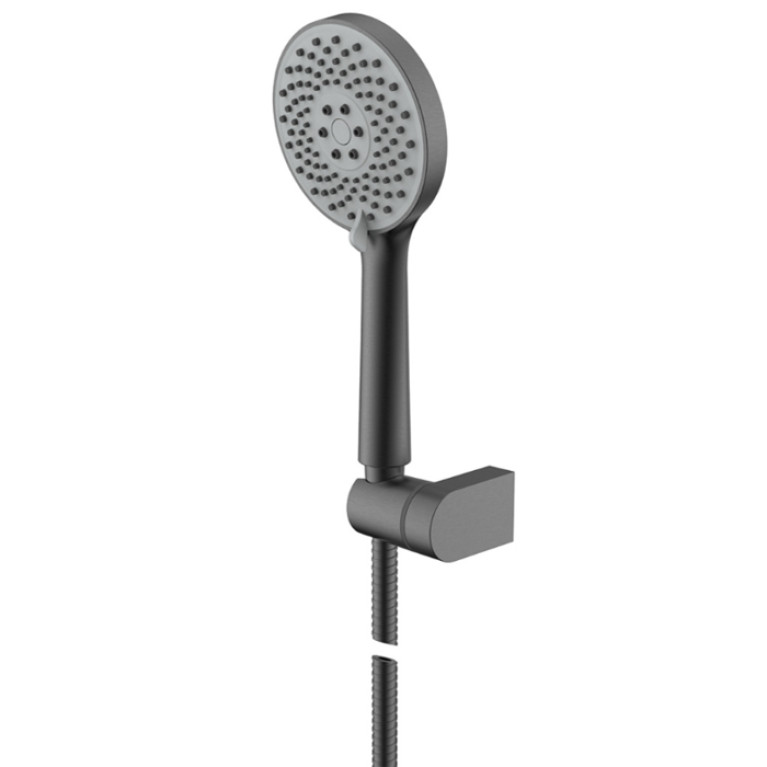 NEMO NM-8012-BGM Ручной душ с держателем душа (АБС) BRUSH GUN METAL (БРАШИРОВАННЫЙ АНТРАЦИТ)