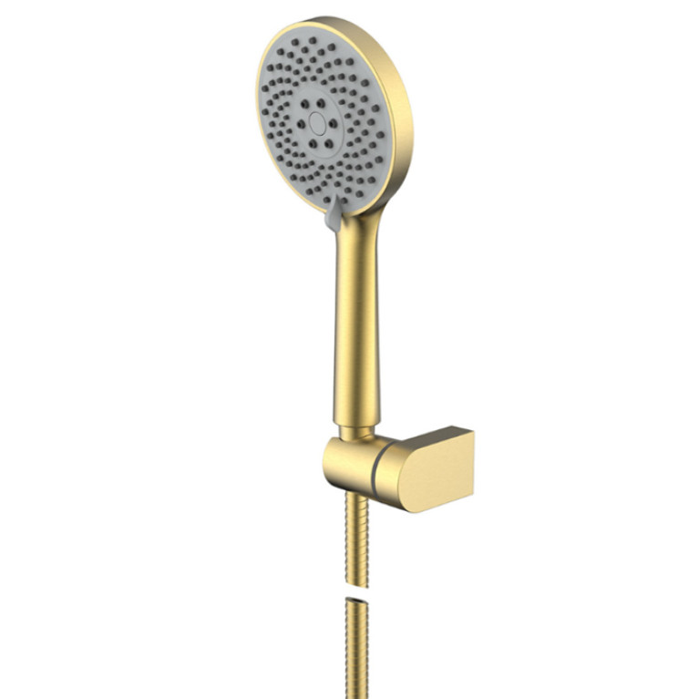 NEMO NM-8012-BG Ручной душ с держателем душа (АБС) BRUSH GOLD (БРАШИРОВАННОЕ ЗОЛОТО)