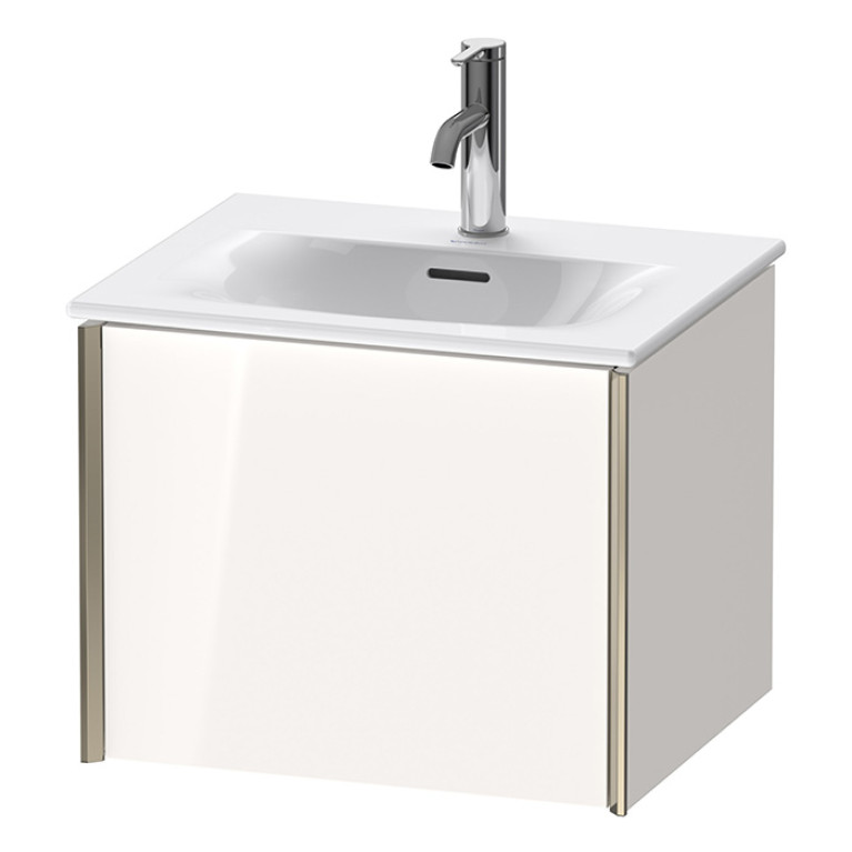 Duravit Viu Раковина подвесная с переливом, выпуск с керам покрытием, 1 отв под смес, 53х43см, цвет белый