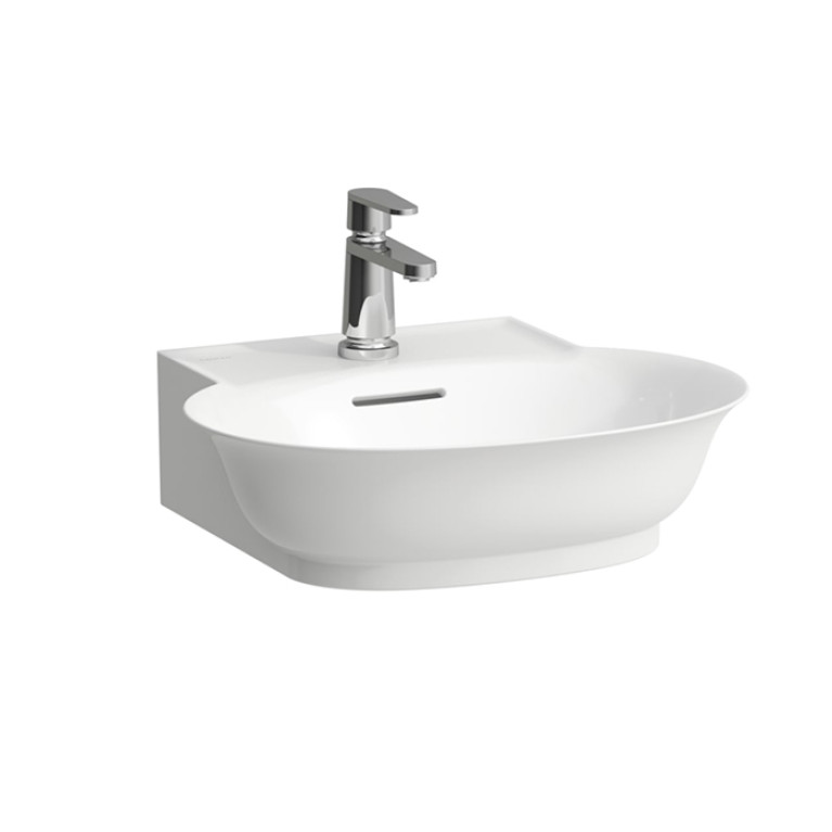 Laufen New Classic Раковина подвесная овальная 500х450х135 мм, с 1 отв под смеситель,с переливом, цвет белый