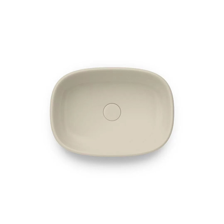 Kerama Marazzi Раковина CIRCO накладная 50*36*13,5см, без отв. под смеситель, без перелива, цвет песочный матовый