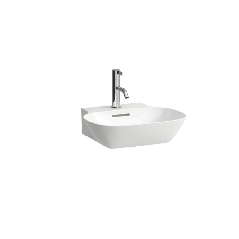 Laufen INO Раковина 450х410х120мм с 1 отв. под смеситель, с покр. LLC, цвет: белый