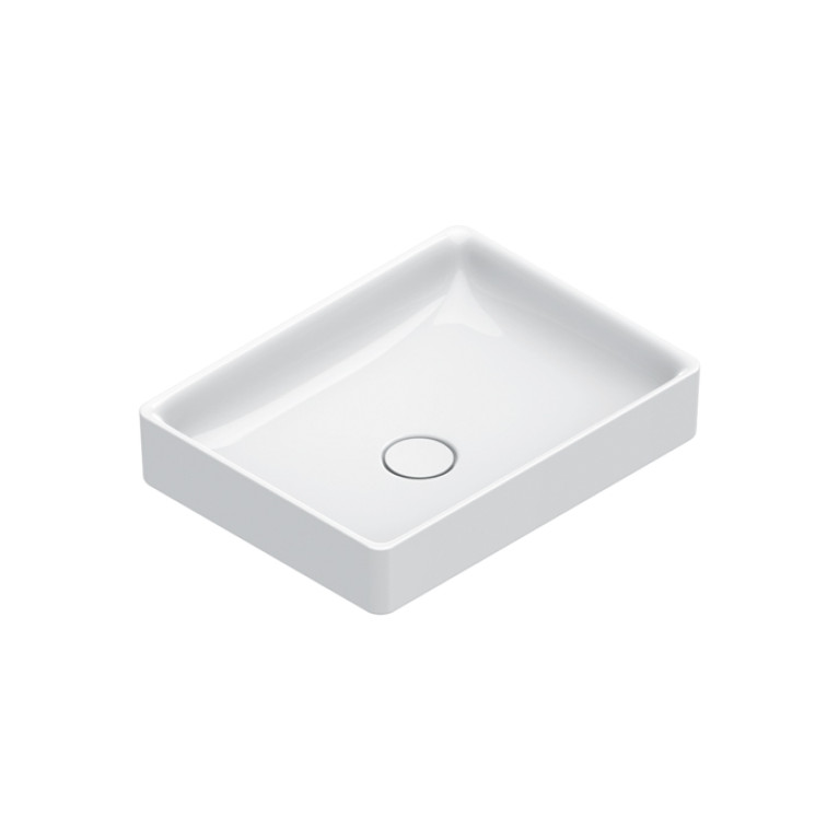 Catalano GREEN Раковина 50x38 накладная, без отв. под смеситель, покрытие Cataglaze+, цвет белый глянцевый