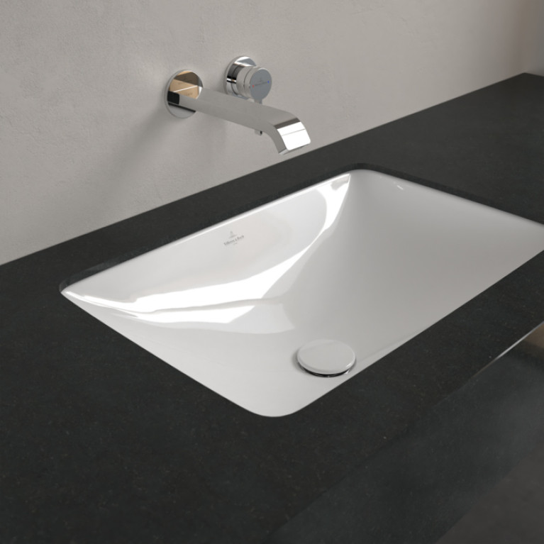 VilleroyBoch LoopFriends Раковина встр. под столешницу 540*340*190, с переливом, цвет альпийский белый