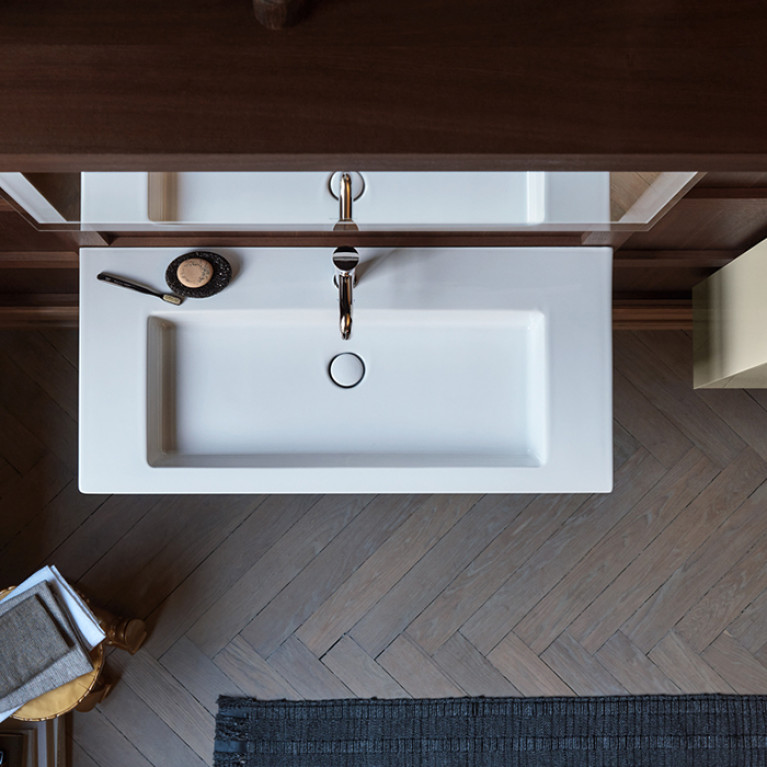 Duravit White Tulip Раковина накладная 1050х490  мм,с переливом, без отв. под смеситель, с WonderGliss, цвет: белый