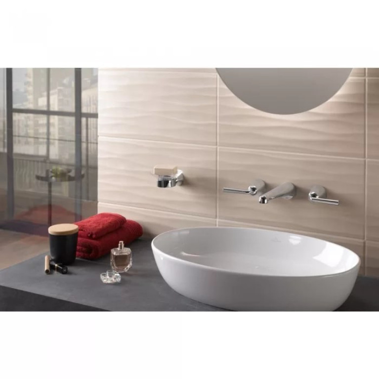 VilleroyBoch Artis Раковина накладная 610*420*125h, без отв. под смеситель, без перелива, TitanCeram, цвет альпийский белый