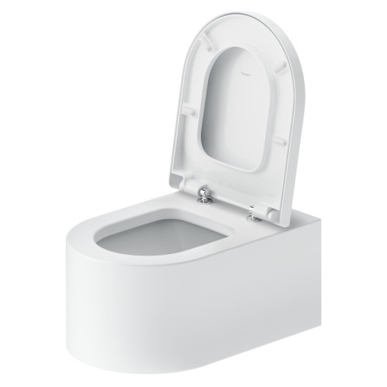 Duravit  Millio Унитаз подвесной  декор Smooth  370х570 мм, крепление в компл.,цвет белый шелковисто-матовый