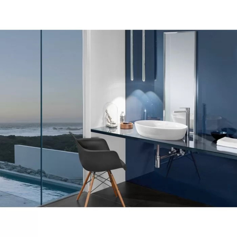 VilleroyBoch Artis Раковина накладная 610*420*125h, без отв. под смеситель, без перелива, TitanCeram, цвет альпийский белый