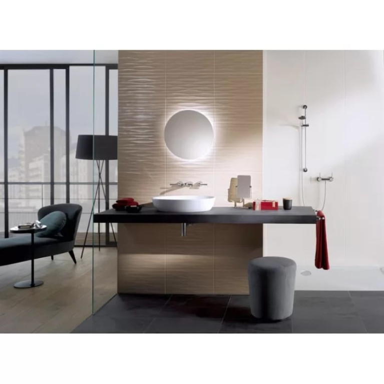 VilleroyBoch Artis Раковина накладная 610*420*125h, без отв. под смеситель, без перелива, TitanCeram, цвет альпийский белый