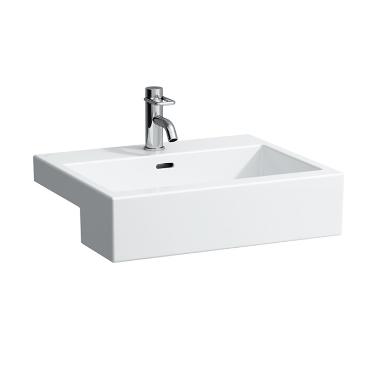 Laufen Living City Раковина 550x460х140мм, полувстр. с 1 отв. под смеситель, полувстраив., цвет: белый