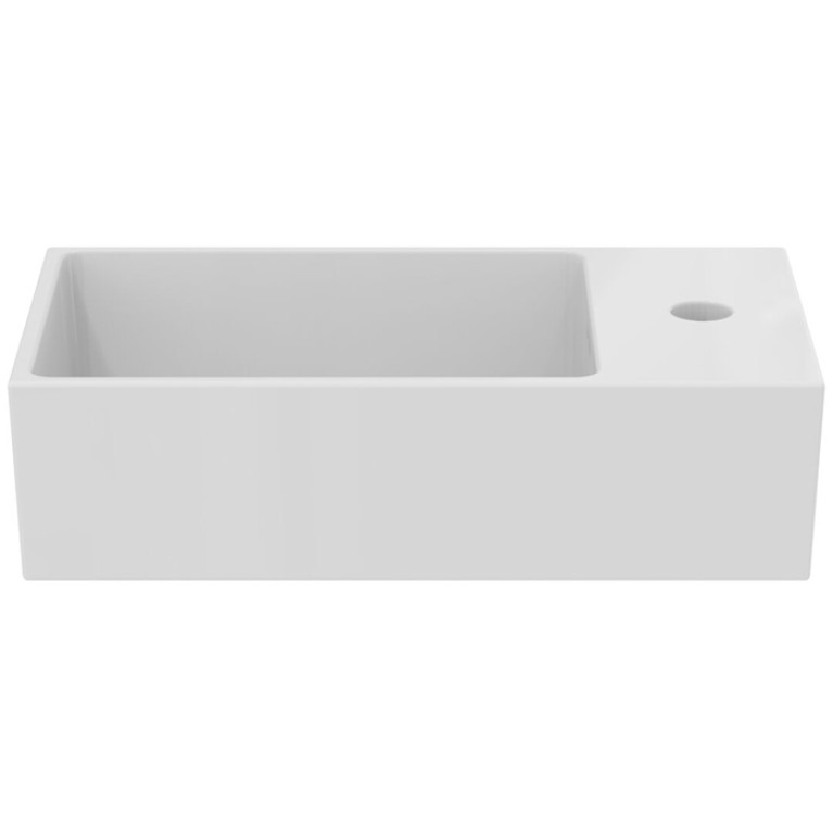 Ideal Standard Extra Раковина 450х250xh120 мм, подвесная, с отв. под смес. справа и переливом, с крепежом цвет: белый глянец