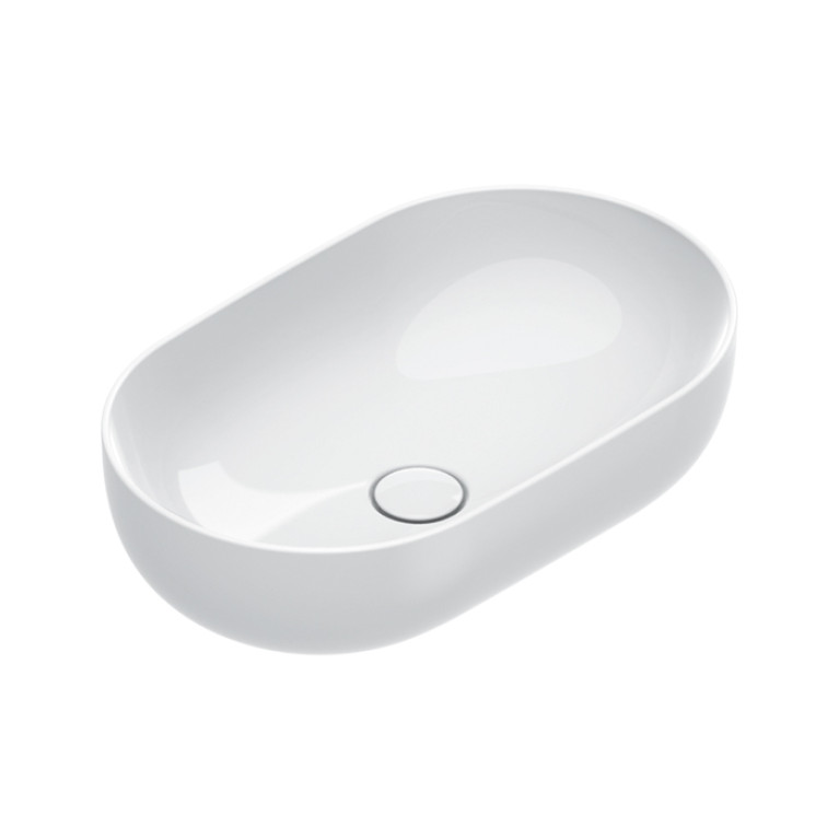 Catalano SFERA Раковина 60x37 h16 накладная, без отв. под смеситель, покрытие Cataglaze+, цвет белый глянцевый