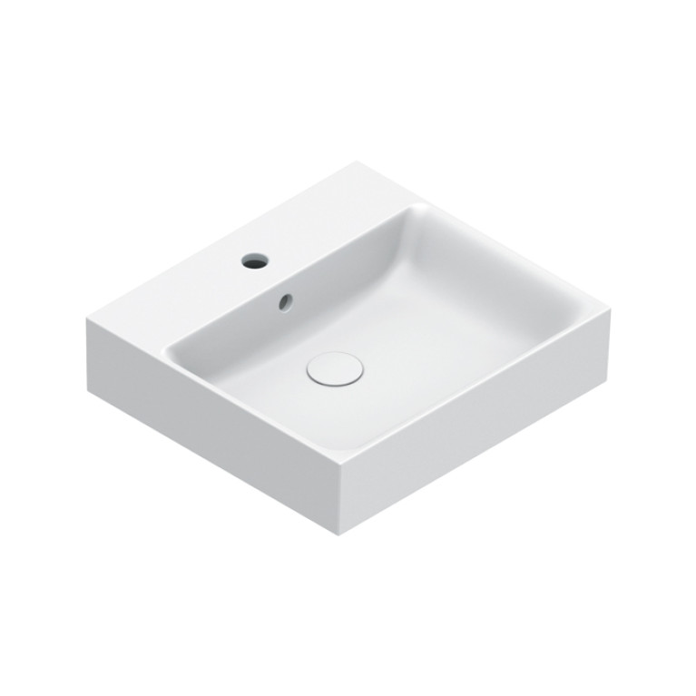 Catalano PREMIUM Раковина 50x47, с 1 отв. под смеситель, покрытие Cataglaze+ , цвет белый матовый