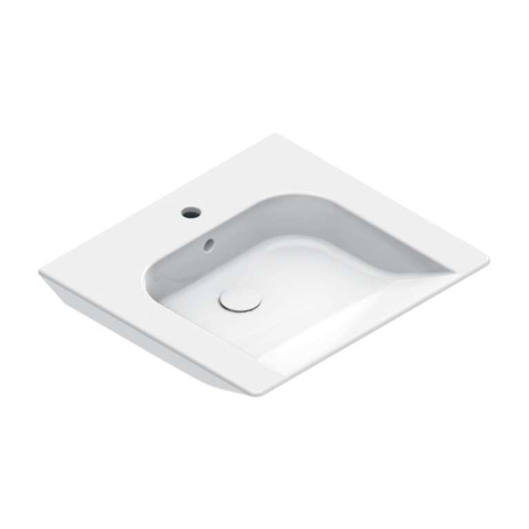 Catalano COMFORT Раковина 60x55, с 1 отв. под смеситель, покрытие Cataglaze+, цвет белый глянцевый