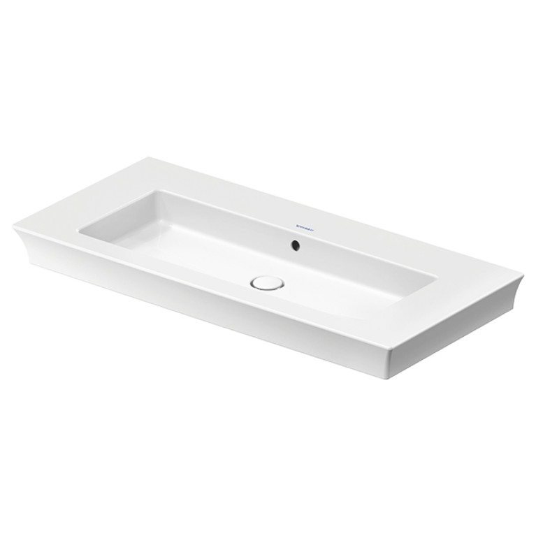 Duravit White Tulip Раковина накладная 1050х490  мм,с переливом, без отв. под смеситель, с WonderGliss, цвет: белый