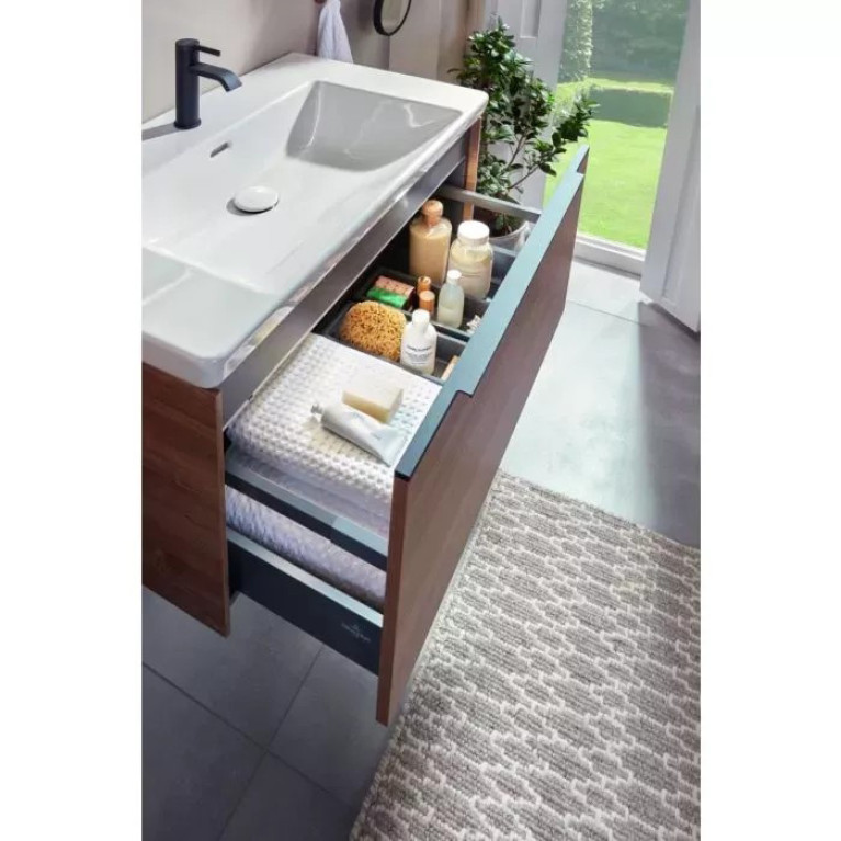 VilleroyBoch Subway 3.0 Раковина для установки на тумбу 800*470мм, с 1 отв. под смеситель, с переливом, нешлифован.цвет альпийский белый