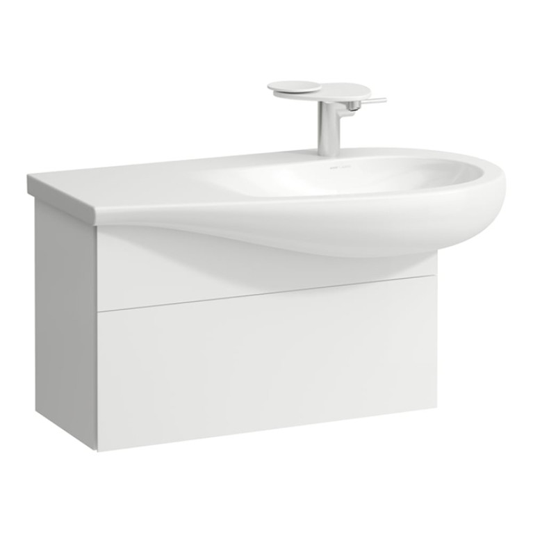 Laufen Alessi One Раковина 900х500х165мм с 1 отв. под смес, полка слева, с покр. LLC, цвет: белый (ЗАКАЗ по ЗАПРОСУ!)