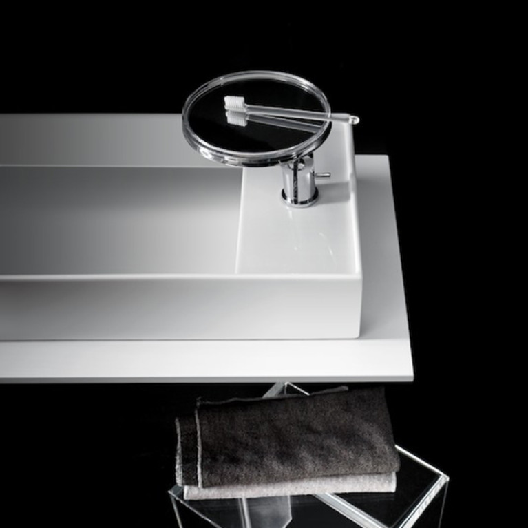 Laufen Kartell Раковина-чаша 750х350х120мм без перелива, с 1 отв. под смеситель, со скр. сливом, с покр. LLC, цвет: белый