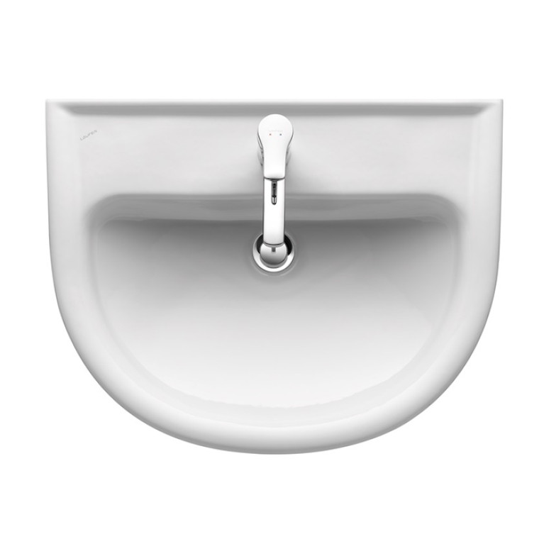Laufen Pro  Раковина 55х44х16 см,подвесная с 1 отв. под смеситель по центу, c переливом, цвет: белый