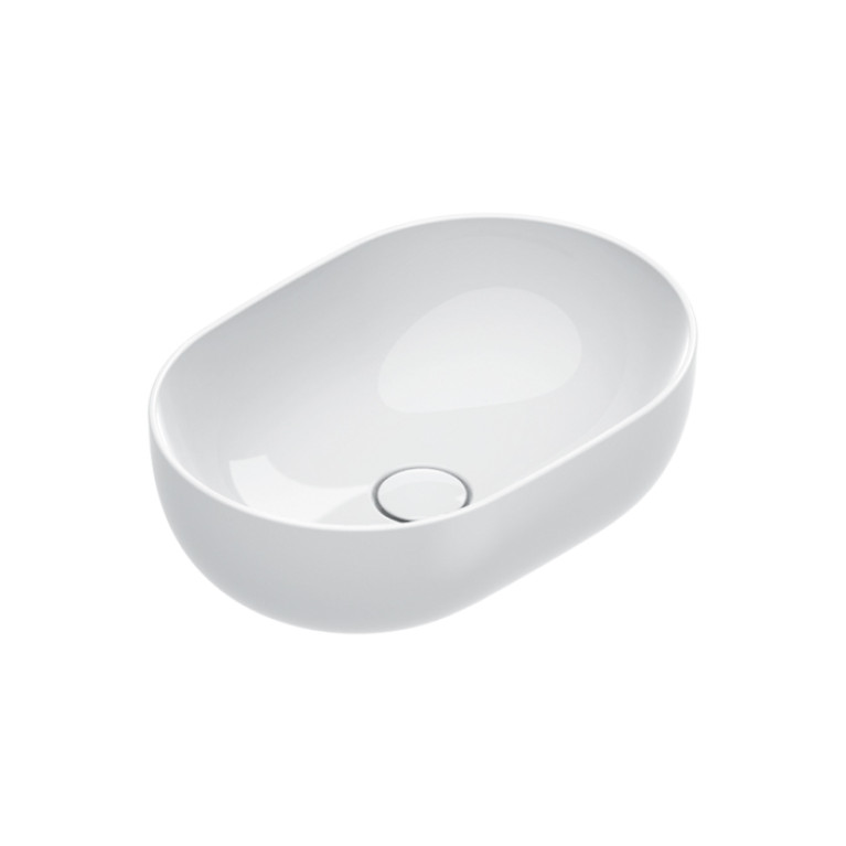 Catalano SFERA Раковина 50x35 h16 накладная, без отв. под смеситель, покрытие Cataglaze+, цвет белый глянцевый