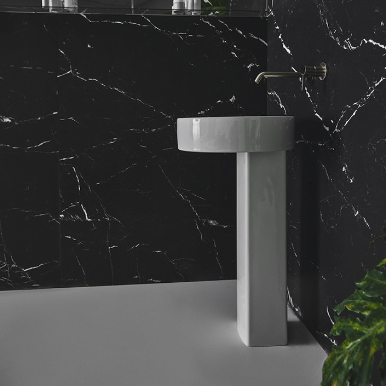 Ideal Standard Conca Раковина d450хh120 мм круглая, накладная, без перелива и отв. под смес., с крепежом, цвет: белый глянец