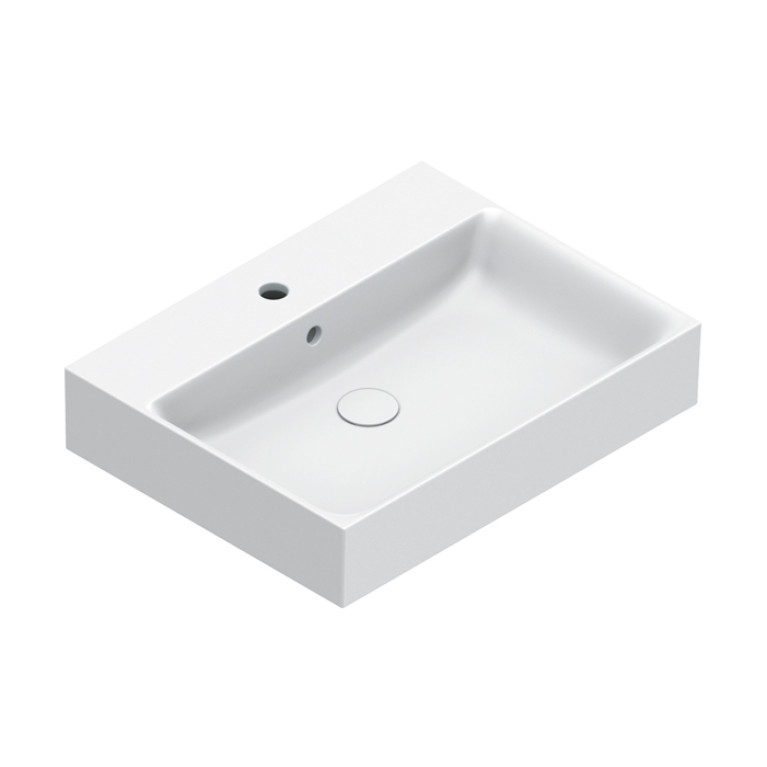 Catalano PREMIUM Раковина 60x47, с 1 отв. под смеситель, покрытие Cataglaze+ , цвет белый матовый